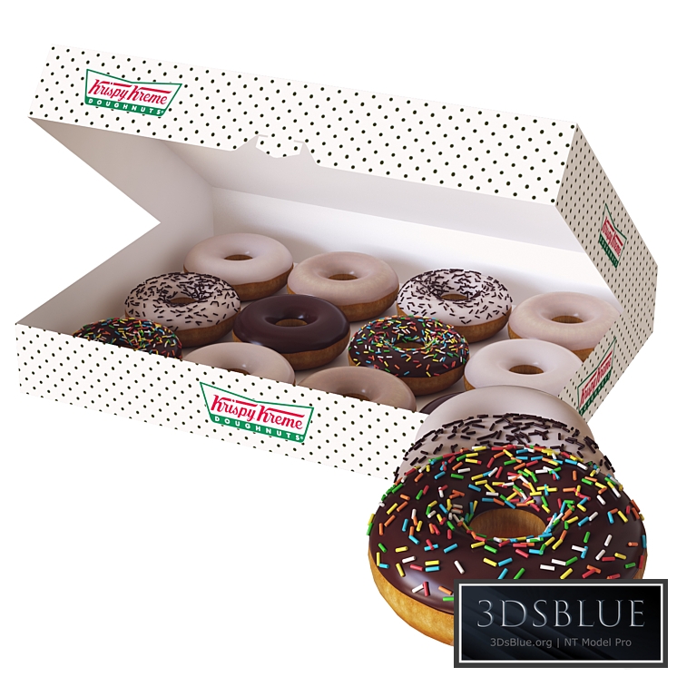 krispy donuts 3DS Max - thumbnail 3