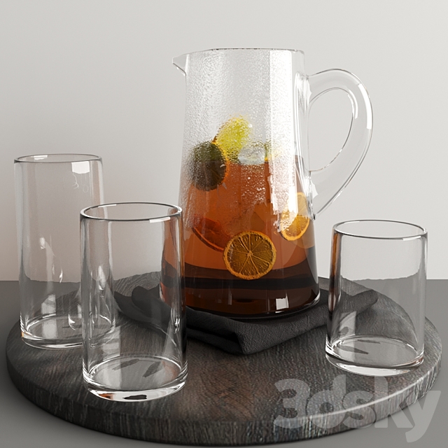 lemon drink 3DSMax File - thumbnail 1