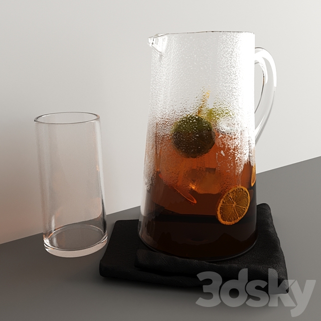 lemon drink 3DSMax File - thumbnail 2