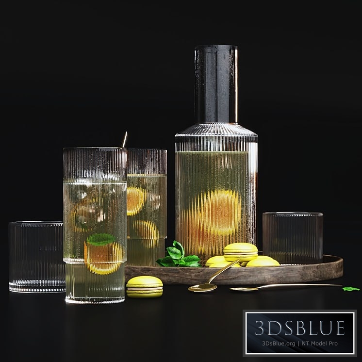 Lemonade Set 3DS Max - thumbnail 3