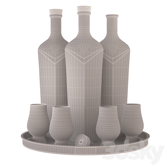 Macallan rare cask 3ds Max - thumbnail 3