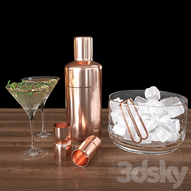 martini set 3ds Max - thumbnail 2