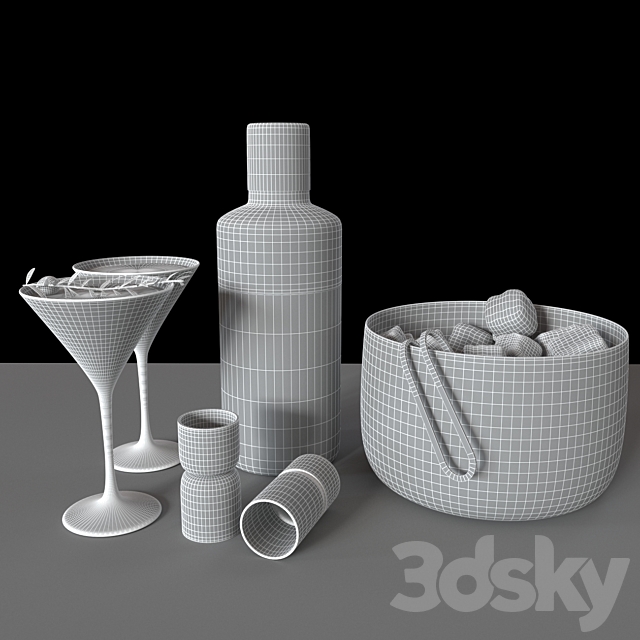 martini set 3ds Max - thumbnail 3