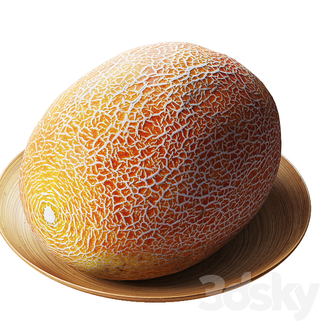 Melon galia_ananas 3DSMax File - thumbnail 4