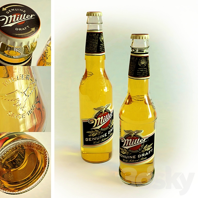 Miller Beer 3ds Max - thumbnail 1