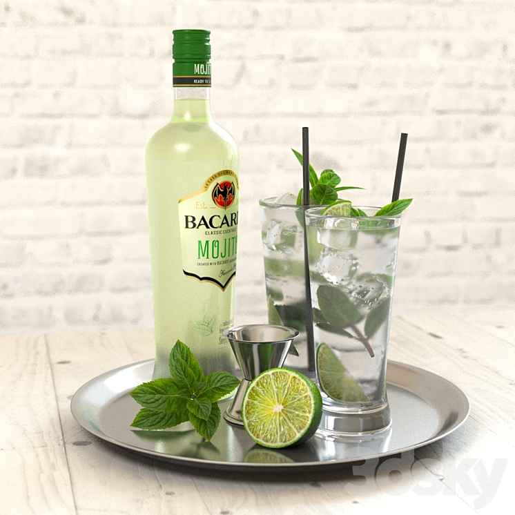 mojito set 3DS Max - thumbnail 1