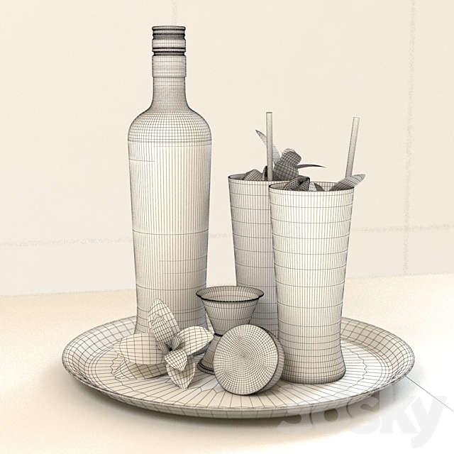 mojito set 3DSMax File - thumbnail 2