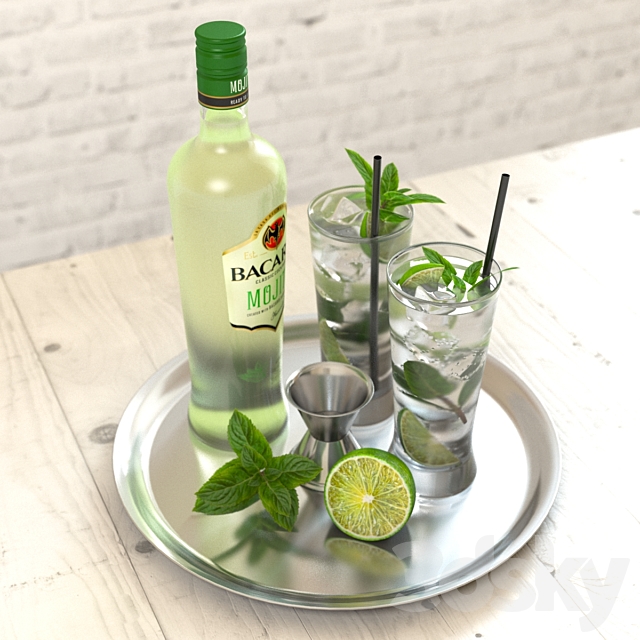 mojito set 3DSMax File - thumbnail 3