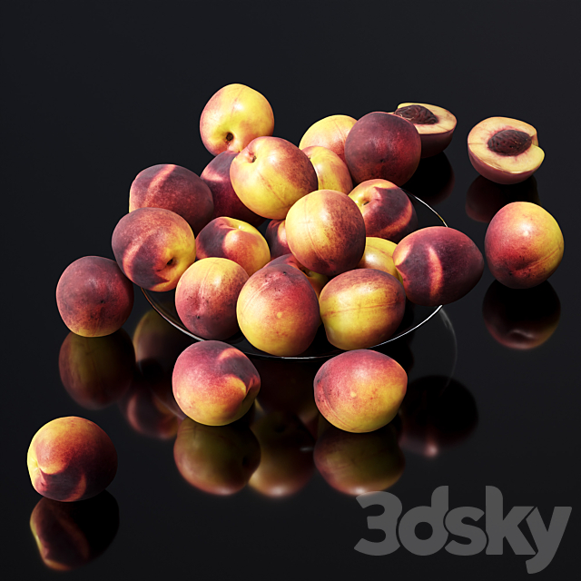 Nectarine 3DS Max Model - thumbnail 2