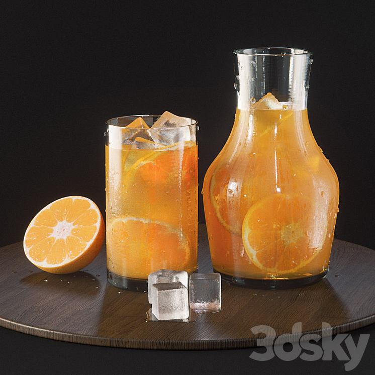 Orange lemonade 3DS Max - thumbnail 1