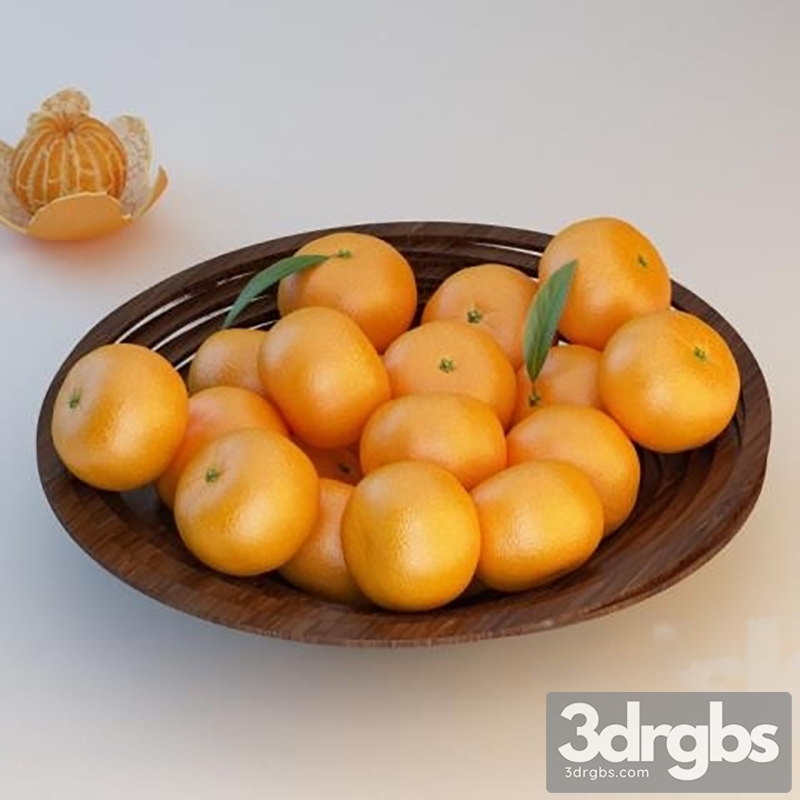 Orange Plate 3dsmax Download - thumbnail 1