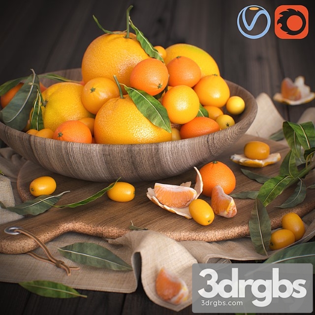 Oranges 3dsmax Download - thumbnail 1