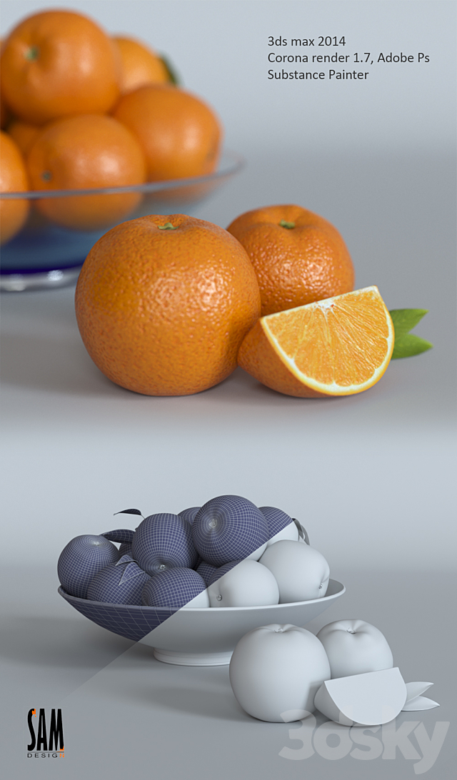 Oranges 3DSMax File - thumbnail 2