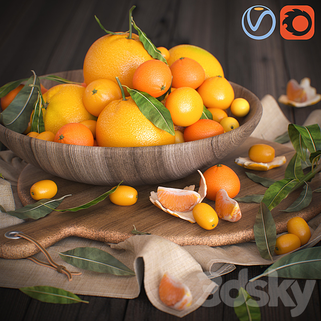 Oranges 3DSMax File - thumbnail 1