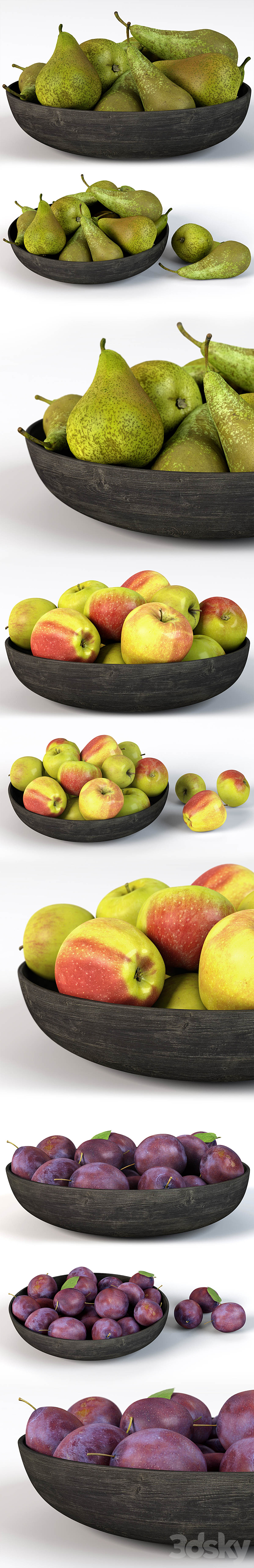 Pear Grush Apples 3DS Max - thumbnail 2