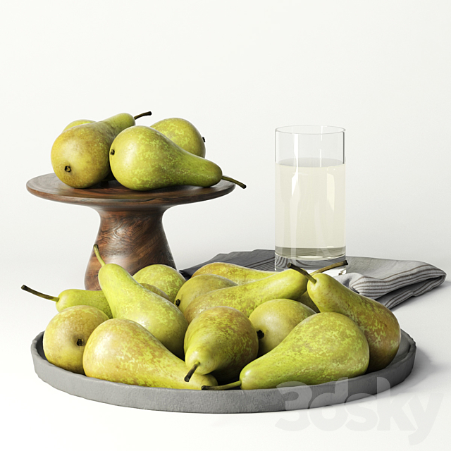 pears 3DS Max Model - thumbnail 1