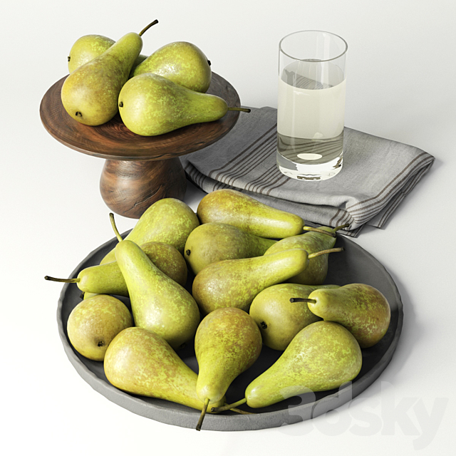 pears 3DS Max Model - thumbnail 2