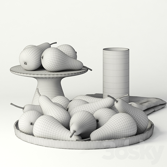 pears 3DS Max Model - thumbnail 3