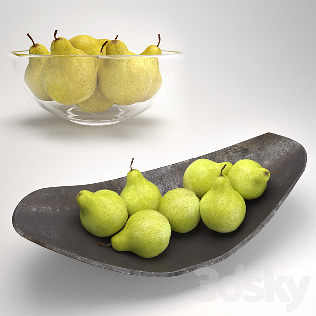 Pears 3DS Max Model - thumbnail 1