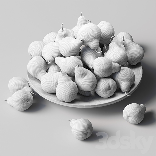 Pears Pakham 3DSMax File - thumbnail 4