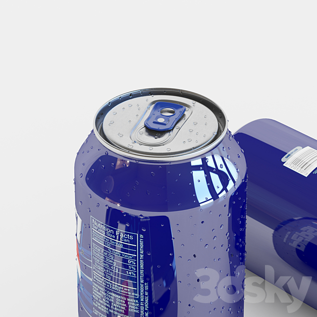 Pepsi 3DS Max Model - thumbnail 2