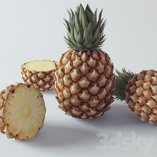 Pineapple 3DSMax File - thumbnail 1