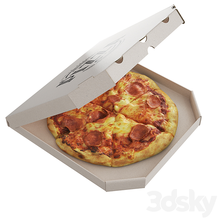 Pizza 3DS Max - thumbnail 2