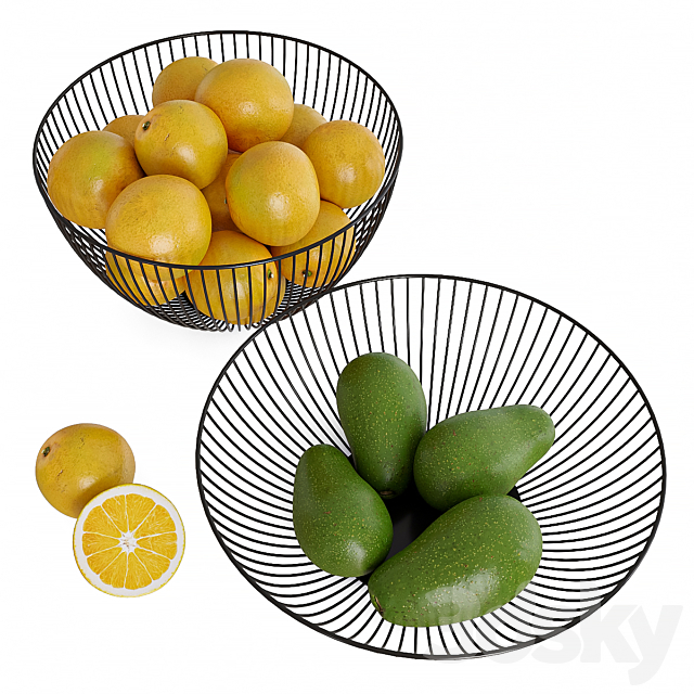 POINT VIRGULE – FRUIT BASKET 3ds Max - thumbnail 2