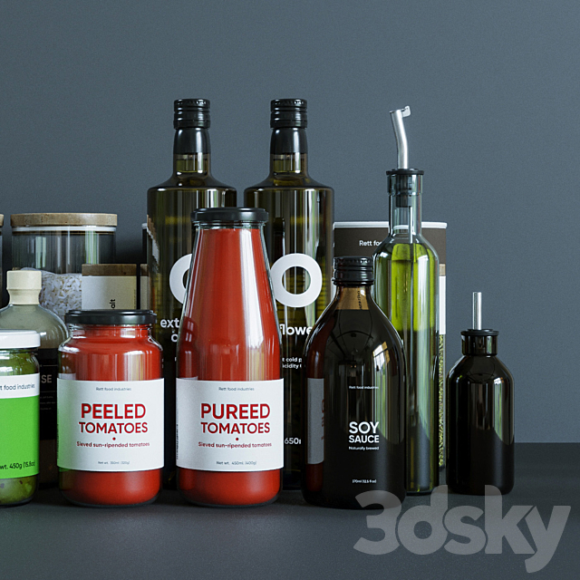 Products for the kitchen 3ds Max - thumbnail 2