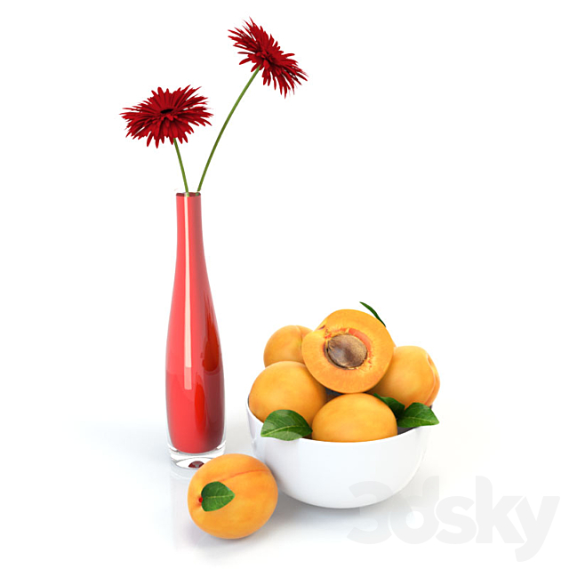 PROFI Apricots 3DSMax File - thumbnail 1