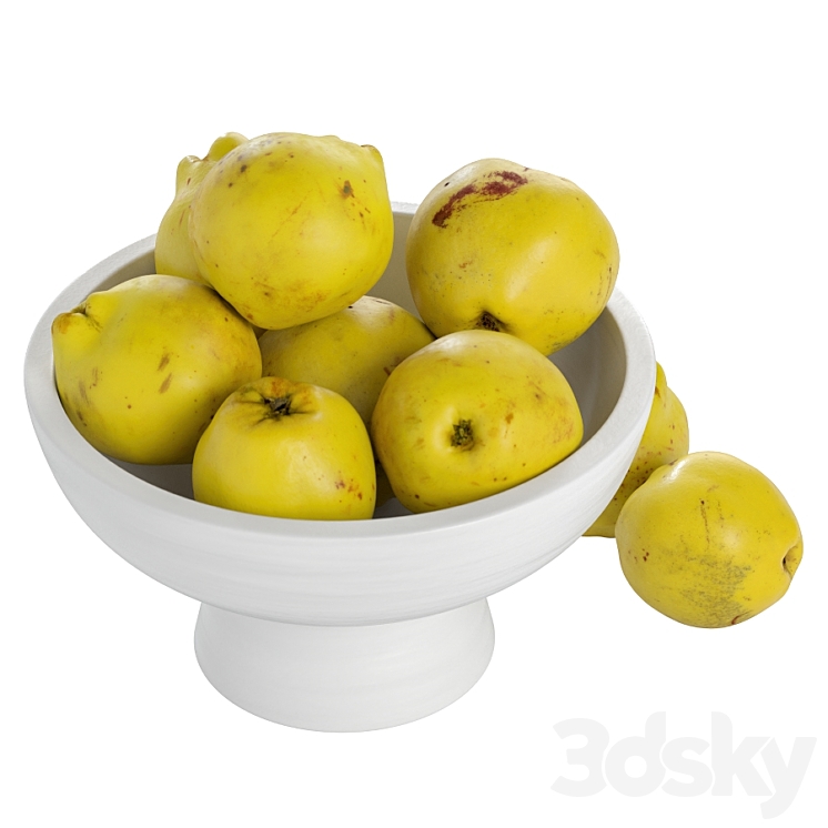 Quinces in a vase 3DS Max - thumbnail 2