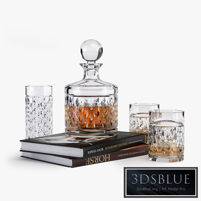 Ralph Lauren Aston Crystal Barware 3DS Max - thumbnail 3