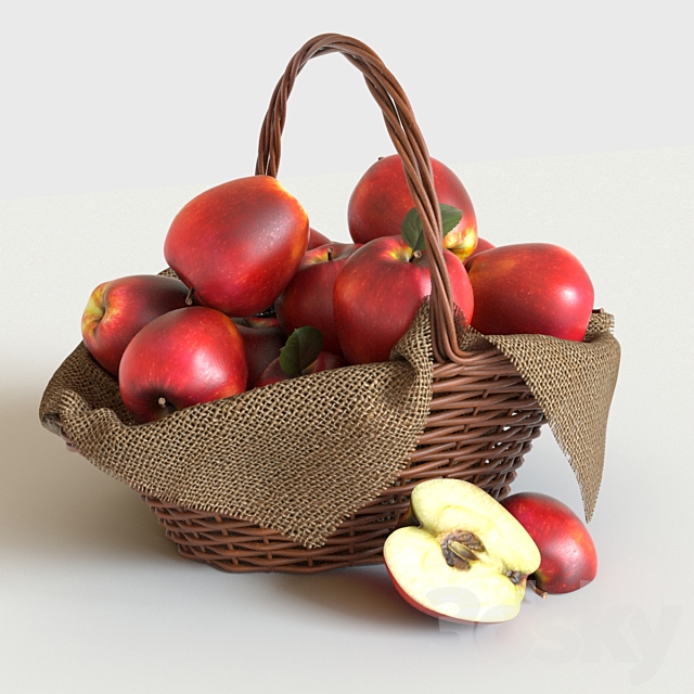 red apples 3DSMax File - thumbnail 1