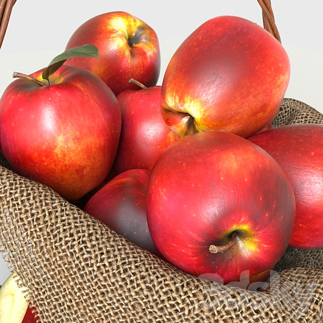 red apples 3DSMax File - thumbnail 3