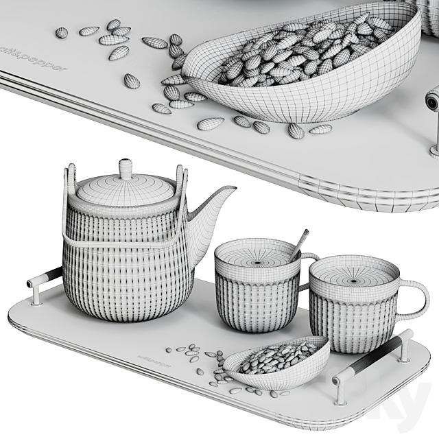 Salt&Pepper decor set 3DSMax File - thumbnail 6