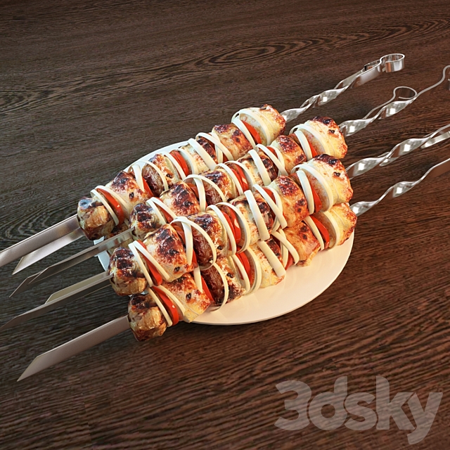 shashlik 3DSMax File - thumbnail 1