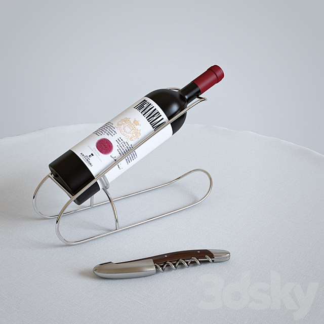 Sommelier decor set 3DSMax File - thumbnail 3