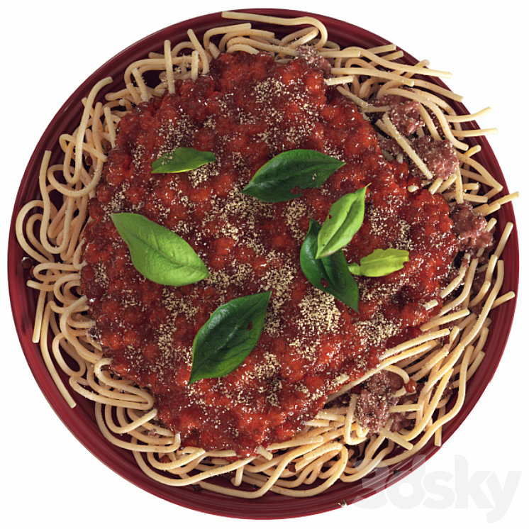 Spaghetti with Sauce (vray GGX) 3DS Max - thumbnail 2