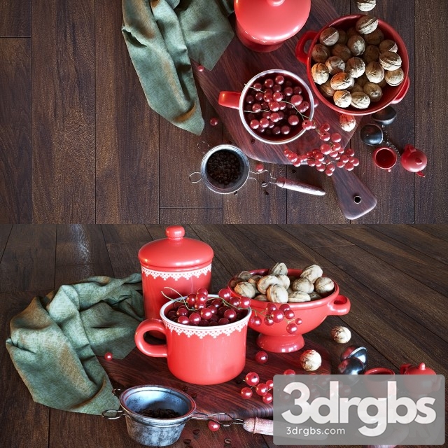 Still Life With Currants 3dsmax Download - thumbnail 1