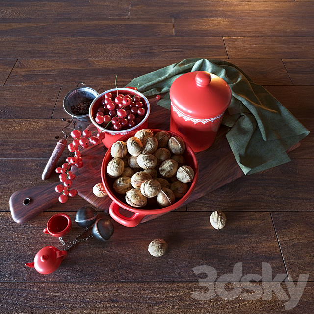 Still life with currants 3DSMax File - thumbnail 2