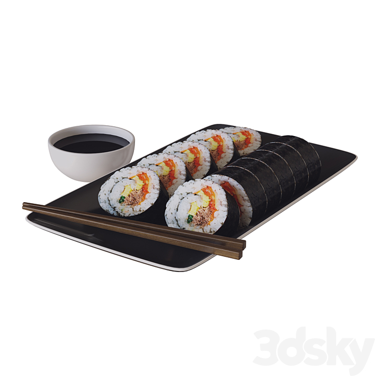 sushi 01 3DS Max - thumbnail 1