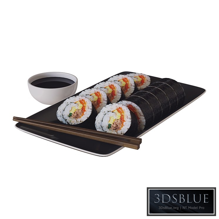 sushi 01 3DS Max - thumbnail 3