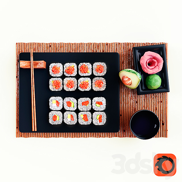 Sushi 3DS Max Model - thumbnail 2