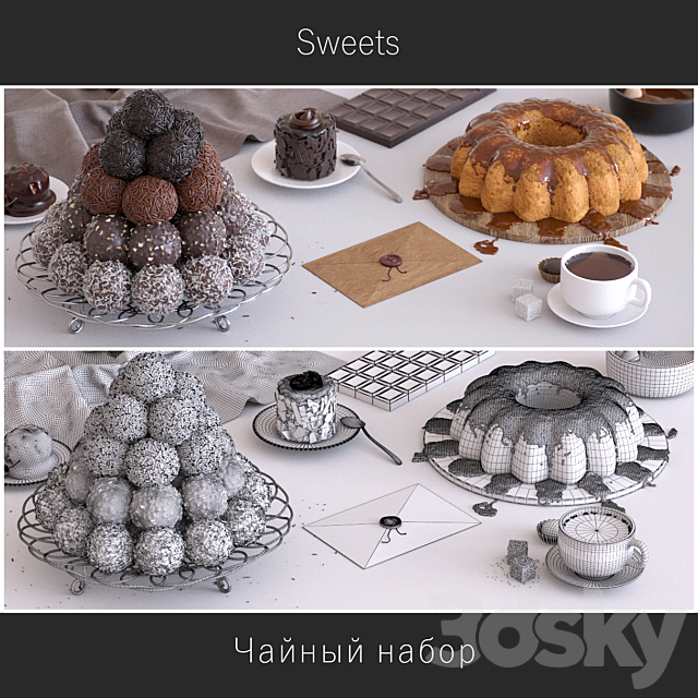 Sweets _ Sweets 3DSMax File - thumbnail 1