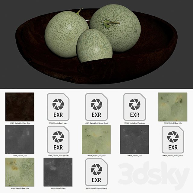 Table decor 3DSMax File - thumbnail 7