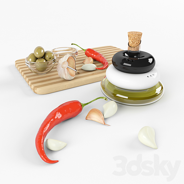 Table set by PELEG DESIGN 3DSMax File - thumbnail 1