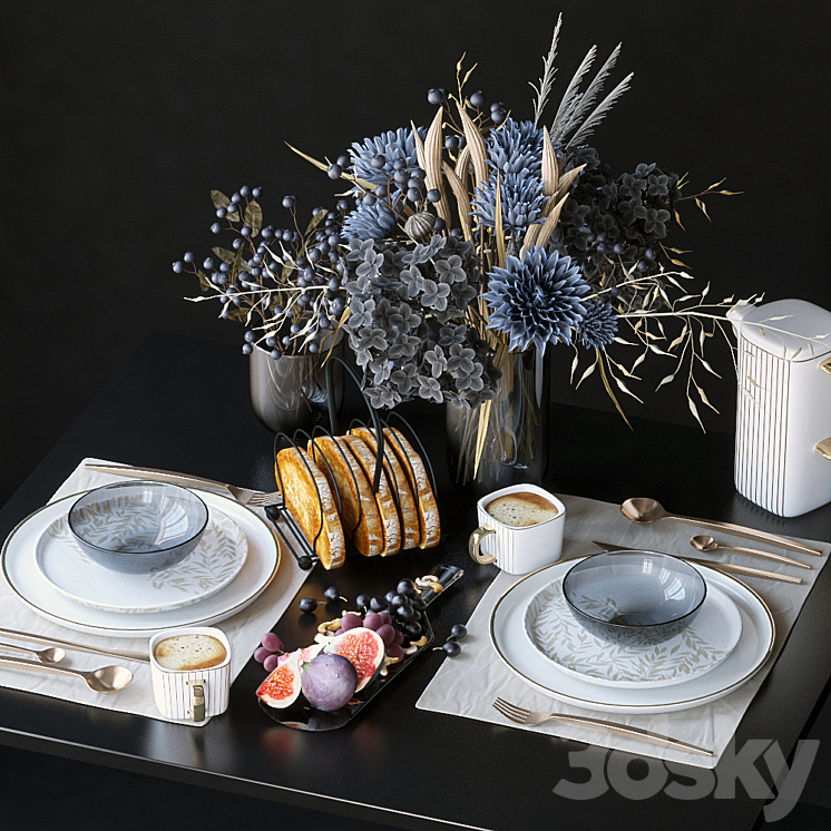 Table setting 65 3DS Max - thumbnail 2