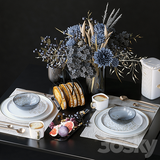 Table setting 65 3DSMax File - thumbnail 2