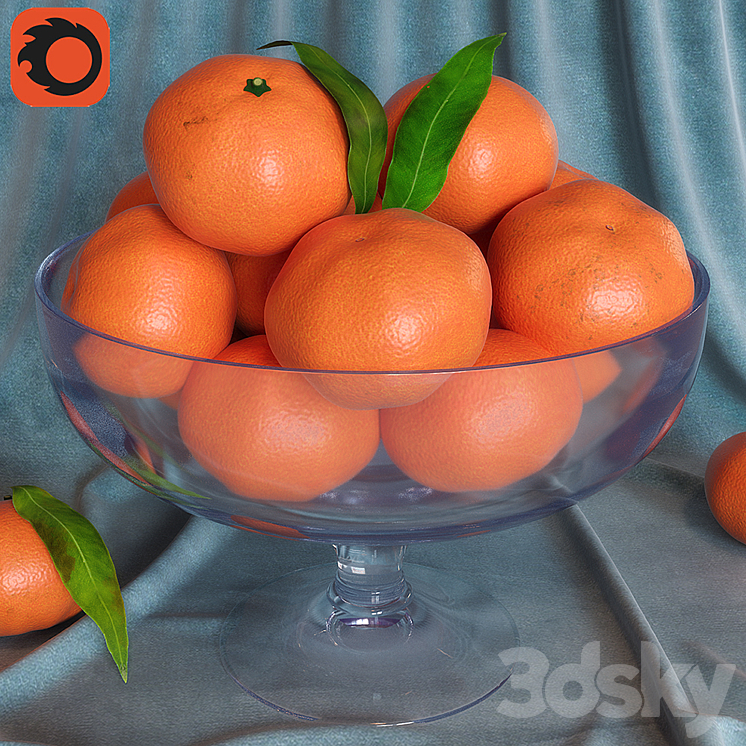 tangerines 3DS Max - thumbnail 1