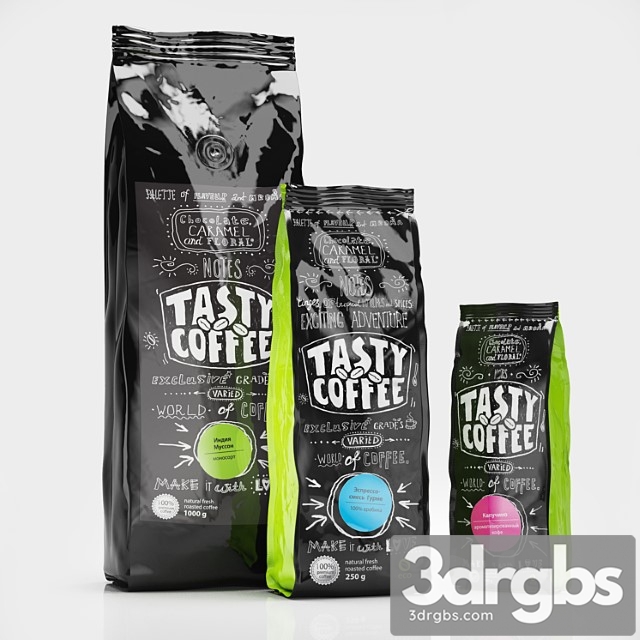 Tasty coffee coffee packaging 3dsmax Download - thumbnail 1